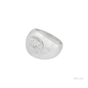 Anillo Sello de Acero para hombre 220131A