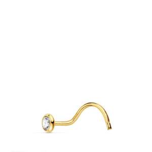 Piercing oro 18k para nariz forma chaton