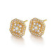 Pendientes LeCarré Octo de Oro 18K y diamantes GB178OB