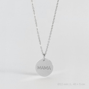 Collar plata con colgante MAMA 176655A