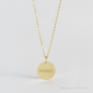 Collar plata con colgante MAMA 176656C