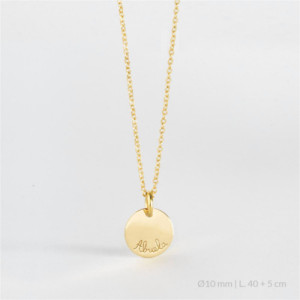 Collar plata dorada con colgante Abuela 176770C