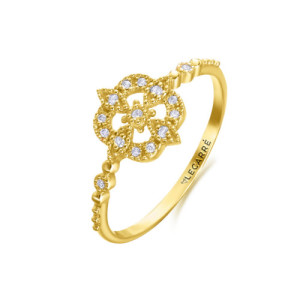 Anillo Midi Mamounia Oro Diamantes LeCarré GA160OA