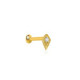 Piercing mini star oro y diamante GB195OA