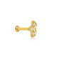 Piercing mini star oro y diamante GB198OA