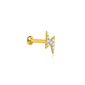 Piercing mini star oro y diamante GB199OA