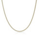 Cadena oro 18k maciza tipo barbada 1 mm