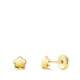 Pendientes de Bebé con Forma de Flor en Oro de 18 Quilates Pendientes de Bebé con Forma de Flor en Oro de 18 Quilates