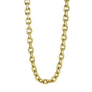 Gargantilla dorada acero elegante 230557C