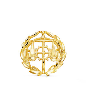 Insignia relaciones laborales en Oro 18k