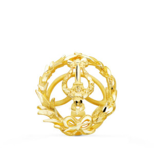 Insignia de Músico en Oro Amarillo 18k