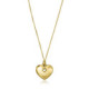Collar Viceroy de mujer con corazón en acero dorado Collar Viceroy de mujer con corazón en acero dorado