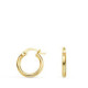 Aros criollas oro 18k lisas y huecas de tubo redondo