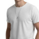 Gargantilla para hombre de Plata con Cruz y Cruz de Caravaca