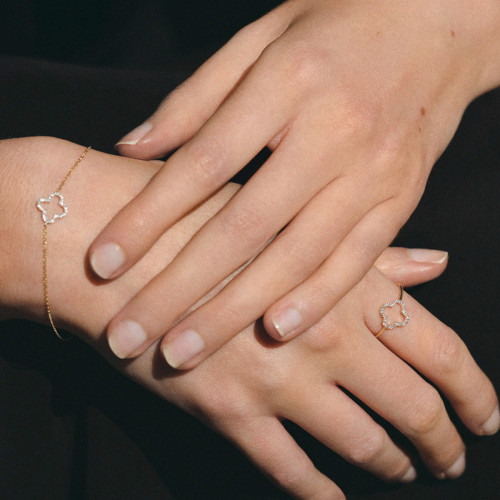 Sortija Cartuja LeCarré Oro 18K con Diamantes