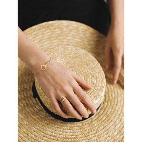 Pulsera rígida Cartuja LeCarré Oro 18K con Diamantes