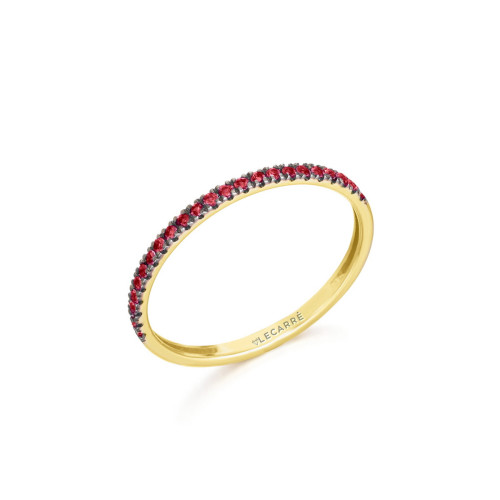 Anillo LeCarré Eden Oro 18k con Rubies