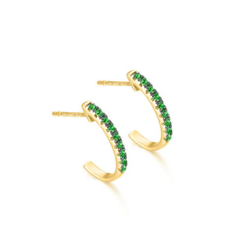 Pendientes LeCarré Eden Oro 18k con Esmeraldas