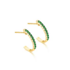 Pendientes LeCarré Eden Oro 18k con Esmeraldas