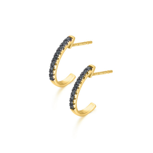 Pendientes LeCarré Eden Oro 18k con Zafiros