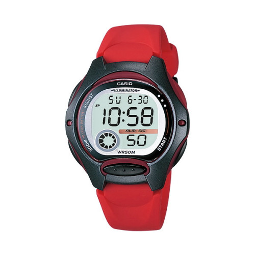 Correa original color rojo para el reloj Casio LW-200-4A