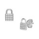 Pendientes Mujer Fossil Lock JFS00626040 Plata