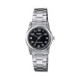 Reloj Casio Mujer LTP-V001D-1B Correa de Acero Esfera Negra