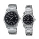 Reloj Casio Mujer LTP-V001D-1B Correa de Acero Esfera Negra