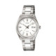 Reloj Casio LTP-1302D-7A1 de Mujer con Cadena de Acero y Esfera Blanca con Índices