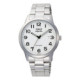 Reloj Q&Q C52A-001VY Superior de Hombre de Acero con Esfera Blanca y Números Reloj Q&Q C52A-001VY Superior de Hombre de Acero con Esfera Blanca y Números
