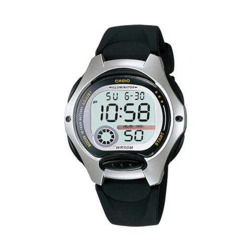 Reloj Digital Casio LW-200-1AV para Mujer y Niños de Resina Negra con Luz LED