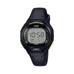 Reloj Digital Casio LW-203-1B Negro y Amarillo para Mujer y Niños