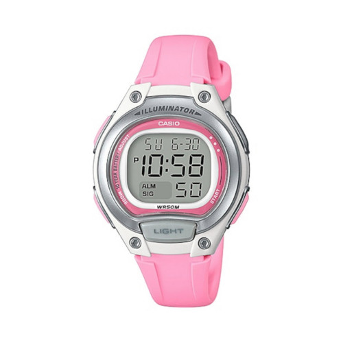 Reloj Digital Casio LW-203-4A Rosa para Mujer y Niños