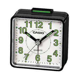 Reloj Despertador Analógico Casio TQ-140-1B Negro con Alarma