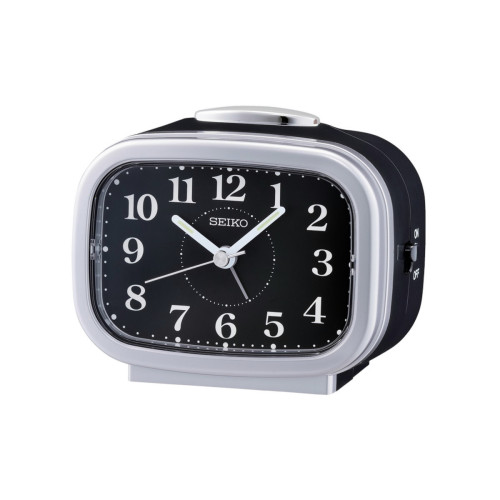 Reloj Despertador Analógico Seiko QHK060A con Alarma de Campana y Segundero de Barrido