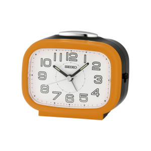 Reloj Despertador Analógico Seiko QHK060E con Alarma de Campana y Segundero de Barrido