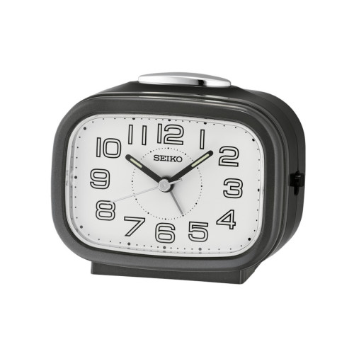 Reloj Despertador Analógico Seiko QHK060K con Alarma de Campana y Segundero de Barrido