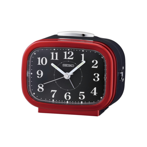 Reloj Despertador Analógico Seiko QHK060Q con Alarma de Campana y Segundero de Barrido