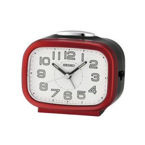 Reloj Despertador Analógico Seiko QHK060R con Alarma de Campana y Segundero de Barrido