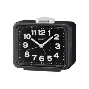 Reloj Despertador Analógico Seiko QHK062K con Alarma de Campana y Segundero de Barrido
