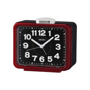 Reloj Despertador Analógico Seiko QHK062R con Alarma de Campana y Segundero de Barrido