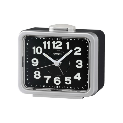 Reloj Despertador Analógico Seiko QHK062S con Alarma de Campana y Segundero de Barrido