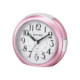 Reloj Despertador Analógico Rhythm CRE858NR13 Rosa con Alarma Beep