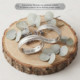 Alianza de Boda en Plata de Ley 925 de Alta Calidad de 6 mm con Textura Geométrica y Líneas Alianza de Boda en Plata de Ley 925 de Alta Calidad de 6 mm con Textura Geométrica y Líneas