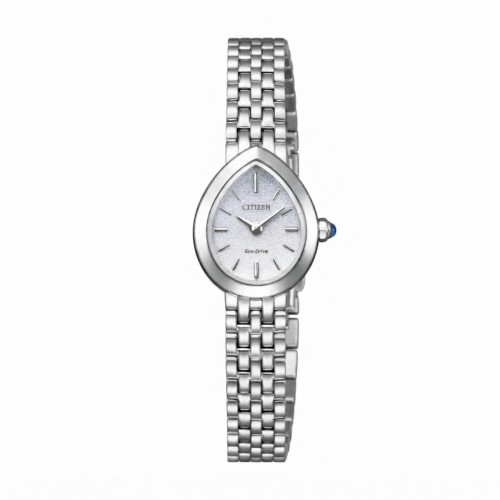 Reloj Citizen Lady EX1550-54A Eco-Drive Acero con Esfera Blanca y Cristal de Zafiro