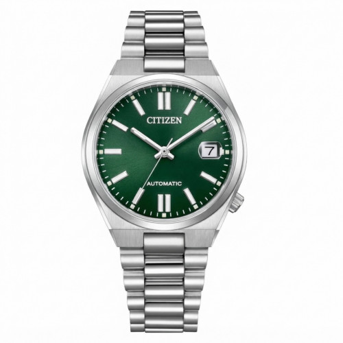 Reloj Citizen Mujer Automático Tsuyosa Acero Esfera Verde NJ0200-50X