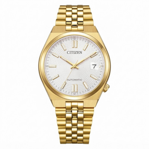 Reloj de mujer Citizen Tsuyosa 60 Automatic Acero Dorado Esfera Blanca NK0032-56A