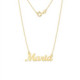 Gargantilla con Nombre Personalizado en Oro de 18kt