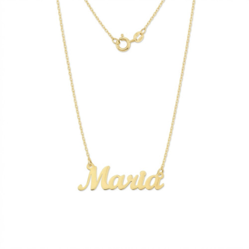 Gargantilla con Nombre Personalizado en Oro de 18kt