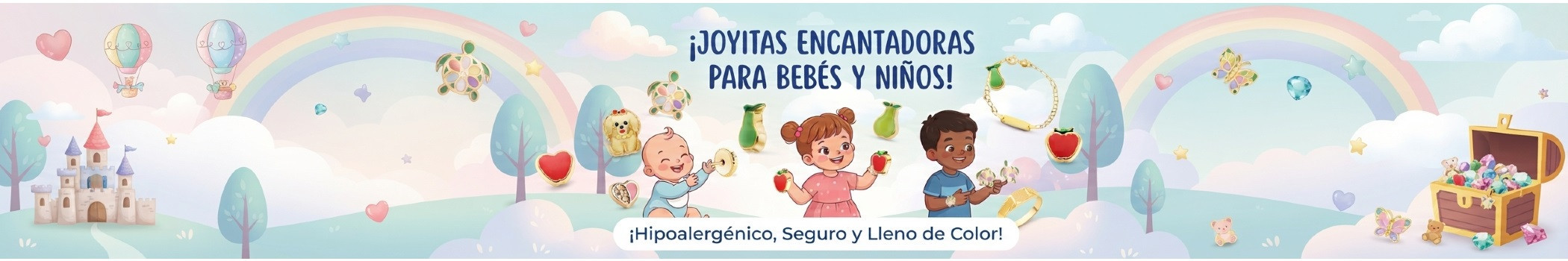 Joyas para Bebé y Niño en Plata, Oro y Acero | Joyería Caprichos